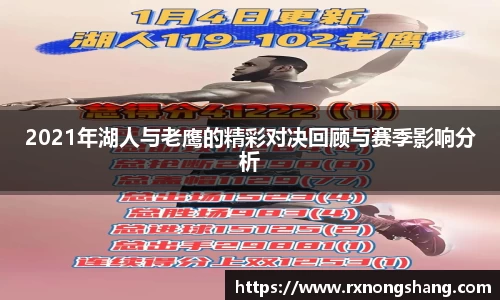 2021年湖人与老鹰的精彩对决回顾与赛季影响分析